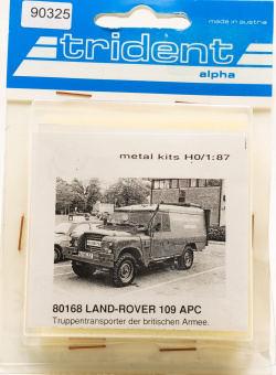 Trident 80168 (1:87) – Metall-Bausatz, Land Rover 109 APC, Truppentransporter 