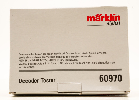 Märklin 60970 – Decoder-Tester Einfaches Testen von Decoderfunktionen 
