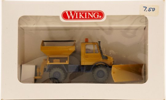 Wiking 64601 (1:87) – Unimog mit Schneepflug 