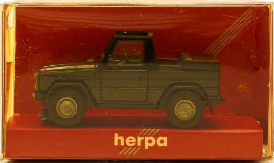 Herpa 2075 (1:87) – Mercedes-Benz 230 GE Cabrio, schwarz 