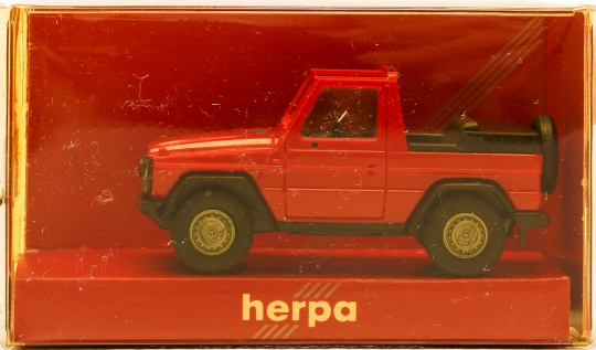Herpa 2075 (1:87) – Mercedes-Benz 230 GE Cabrio, rot 