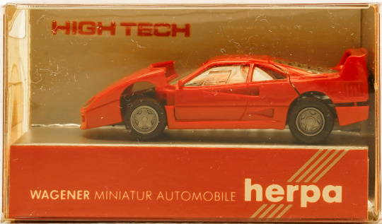 Herpa 2510 (1:87) – Ferrari F40, rot 