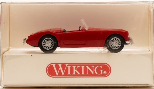 Wiking 8180124 (1:87) – MG A Roadster MK 1, rot 