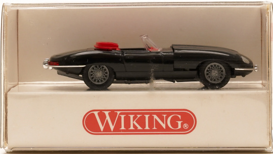 Wiking 8170124 (1:87) – Jaguar E-Type Roadster, schwarz 