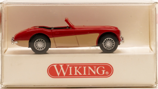 Wiking 8160523 (1:87) – Austin Healey 3000, rot-beige 