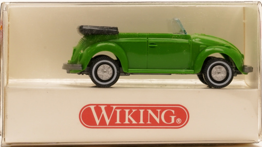 Wiking 8020314 (1:87) – VW Käfer Cabriolet, grün 