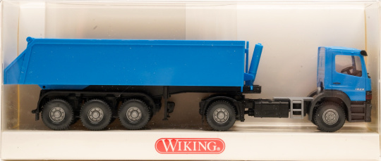 Wiking 6760434 (1:87) – Mercedes-Benz Atego, Hiterkipper-Sattelzug 