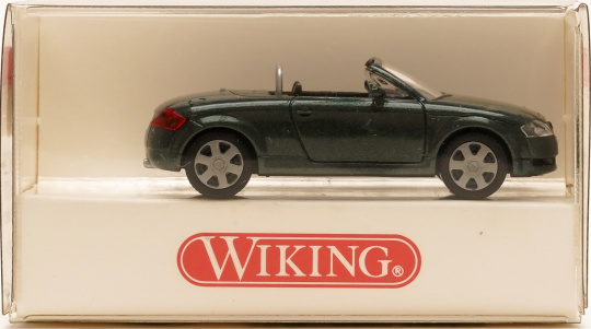 Wiking 1310125 (1:87) – Audi TT Roadster, dunkelgrün 