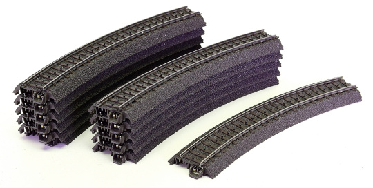 Märklin 24130 – 12 x gebogenes C-Gleis, R1 = 360 mm / 30° 