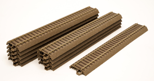 Trix 62229 – 10 x gerades C-Gleis, Länge je Gleis 236,1 mm 
