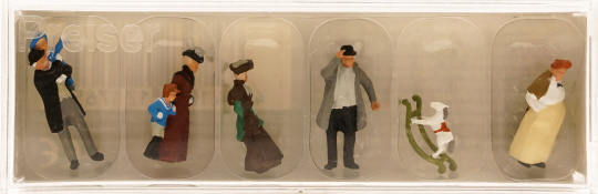 Preiser 12176 (1:87) – Passanten um 1900, 6 Figuren 