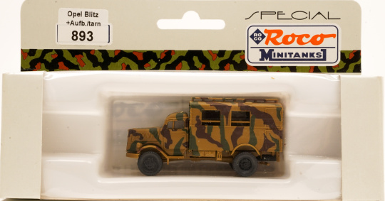 Roco 893 (1:87) – LKW Opel Blitz 3t 4x4 mit Funkkofferaufbau 