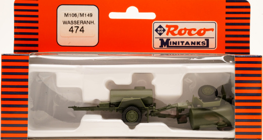 Roco 474 (1:87) – Wasseranhänger M106/M149 