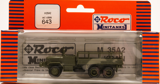 Roco 643 (1:87) – 643 M352A 6X6 TRUCK MT KRAN 