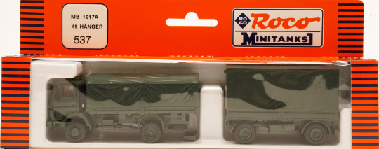 Roco 537 (1:87) – Mercedes-Benz 1017A, 4t Hänger 