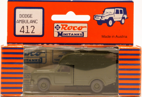 Roco 412 (1:87) – Dodge Ambulance, US Army 