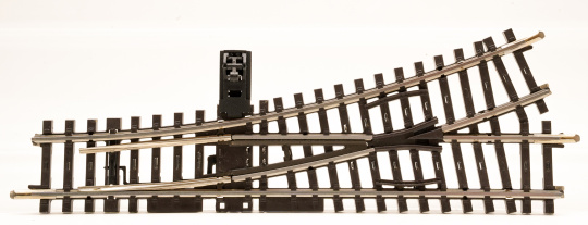 Märklin 2265 – K-Gleis Weiche links, mit Handschalthebel 