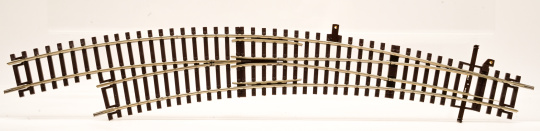 Roco 42475 – Bogenweiche rechts BWr5/6 ohne Antrieb (alte Artikelnummer 42471) 