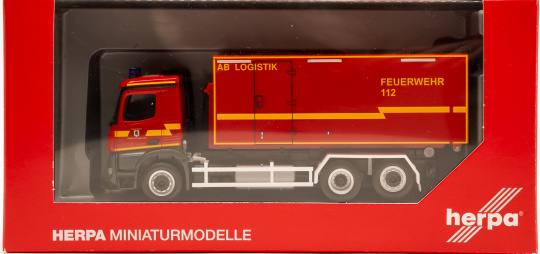 Herpa 095464 (1:87) – Mercedes-Benz Arocs M Wechsellader-LKW Feuerwehr Stadt Herzogenrath 