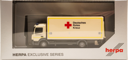 Herpa 936569 (1:87) – Mercedes-Benz Atego Koffer-LKW DRK / Katastophenschutz NRW 