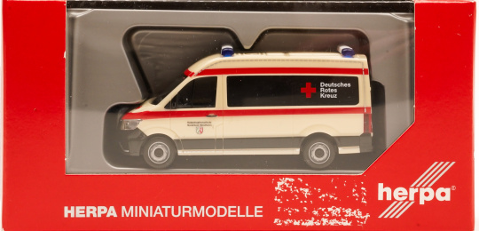 Herpa 094467 (1:87) – MAN TGE Bus Hochdach Deutsches Rotes Kreuz / Katastrophenschutz NRW 