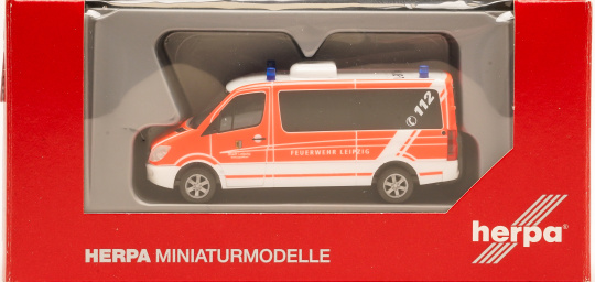 Herpa 049467 (1:87) – Mercedes-Benz Sprinter Bus Feuerwehr Leipzig 