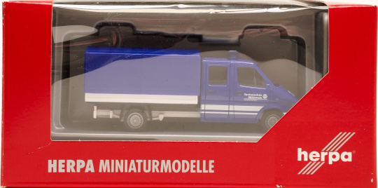 Herpa 046961 (1:87) – Mercedes-Benz Sprinter Doppelkabine THW Bad Essen 