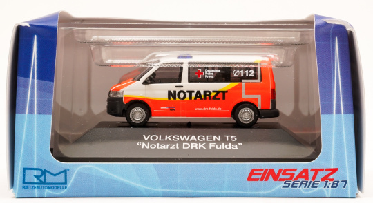 Rietze 53427 (1:87) – Volkswagen T5 GP Notarzt DRK Fulda 