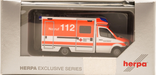 Herpa 915328 (1:87) – Mercedes-Benz Sprinter 2013 RTW DRK Warendorf 