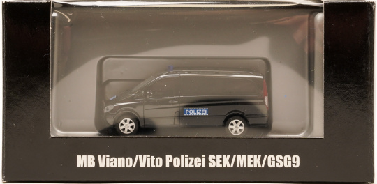 Herpa 920070 (1:87) – Mercedes-Benz Viano/Vito Polizei SEK/MEK/GSG9 