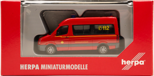 Herpa 047500 (1:87) – VW Crafter Bus MTV Landesfeuerwehrschule Hamburg 