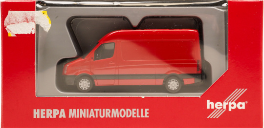Herpa 047272 (1:87) – VW Crafter Kasten Hochdach,rot 