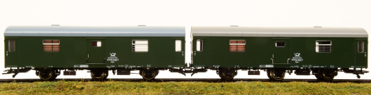 Roco 74111 – 2-teiliges Set Reko-Postwagen der (D)DR 