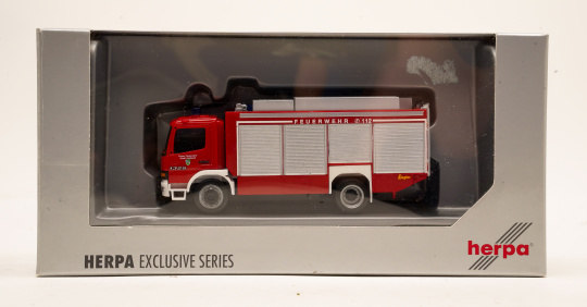 Herpa 258388 (1:87) – Mercedes-Benz Atego Rüstwagen RW2 Feuerwehr Ansbach 