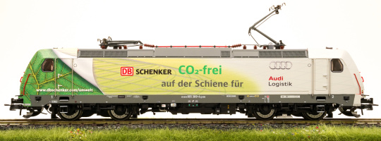 Roco 7510015 – Elektrolok BR 185 der DB Schenker in Lackierung der Audi Logistik, digital (MM/DCC) & Sound 