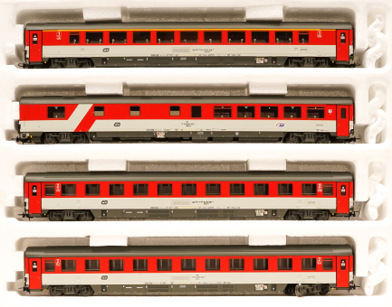 ACME 55038 – 4-teiliges Schnellzugwagen-Set -EC 172/173 Vindobona-der CD 