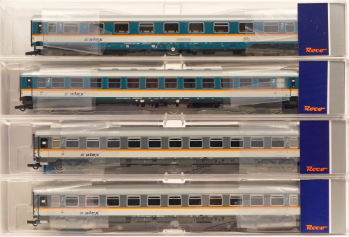Roco 74092 – 4-teiliges Personenwagen-Set -alex- der NETINERA Deutschland GmbH 