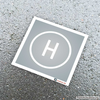 Mobax INT-W-13-H0 – Hubschrauberlandeplatz weiß 