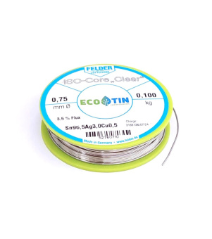 nux Modellbau N11836 – Premium Lötzinn bleifrei 0,75mm, 100g von Felder Löttechnik 