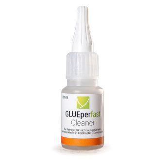 BERGSWERK 83104 – GLUEperfast Cleaner 20 ml, Reiniger für nicht ausgehärteten Sekundenkleber 