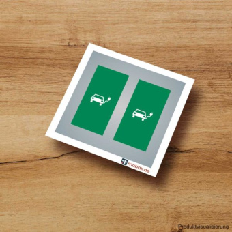Mobax DE-W-29-H0 – 2x farbiger Parkplatz Ladesäule  