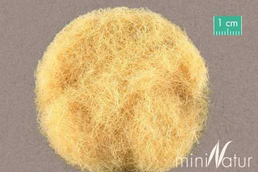 miniNatur 006-35 – Gras-Flock Goldbeige, 6,5 mm, 50 g Beutel 