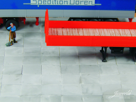 Juweela 28222 (H0) – Großflächenplatten, ganz, 180 Stück 