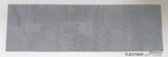 Juweela 28274 (H0) – FLEXYWAY, Pflasterstraße Platz, Kopfstein - Altstadt, 2 Stück 