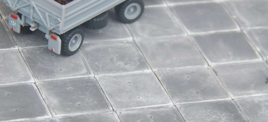 Juweela 28360 (H0) – Industrie Schwerlast-Betonplatten (80 Stück) 