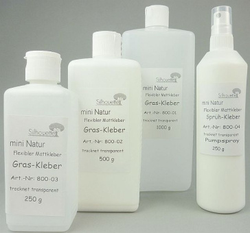 MiniNatur 800-04 – Gras-Kleber, flexibel und matt, Pumpspray, 250g 