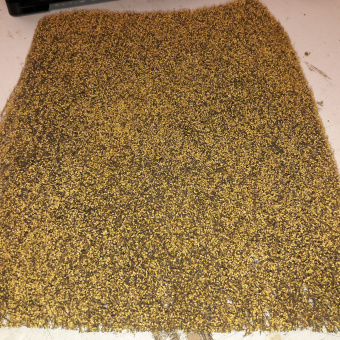 miniNatur 942-24S – Lindenlaub, Matte 4 x 15 cm, Spätherbst 