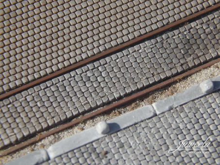 Juweela 21307 (N) – FLEXYWAY Gleiszwischenraum Kopfstein, 6 Segmente 