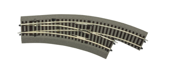 Roco 42561 (alt 42557) – Bogenweiche rechts Bwr2/3, mit Handantrieb 