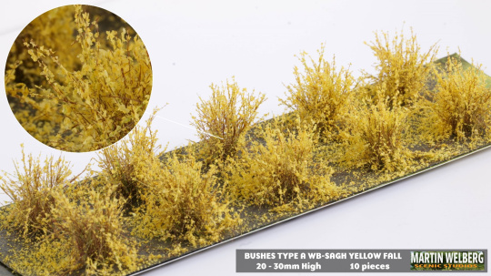 Martin Welberg Scenic Studios SAGH – Büsche Typ A Gelb Herbst 